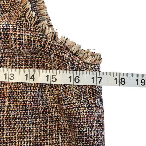 Zara Multicolor Tweed Frayed Sleeveless Tank Top Size XS - Picture 12 of 13